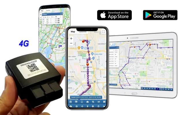 Alt view image 4 of 7 - AccuTracking TK374 GPS Tracker for Vehicles, No Monthly Fee, 1 Year Service, No Activation Fee, Car Truck Fleet Teen Driver, No Cancellation Fees, Diagnostics