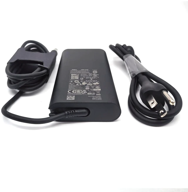 Main image of 180W Barrel 7.4mm GAN Laptop Charger Round tip 19.5V 9.23A 010KFT 0TXR1N 0D6JHG, Black