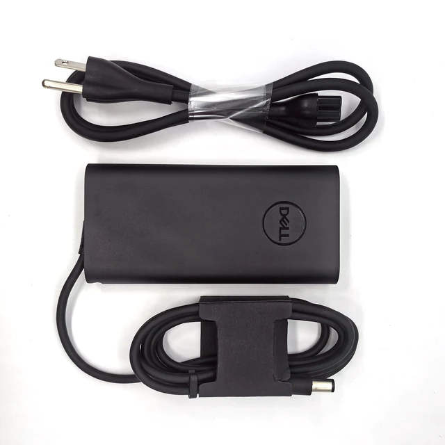 Alt view image 4 of 7 - 180W Barrel 7.4mm GAN Laptop Charger Round tip 19.5V 9.23A 010KFT 0TXR1N 0D6JHG, Black