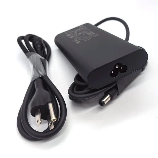 Alt view image 6 of 7 - 180W Barrel 7.4mm GAN Laptop Charger Round tip 19.5V 9.23A 010KFT 0TXR1N 0D6JHG, Black