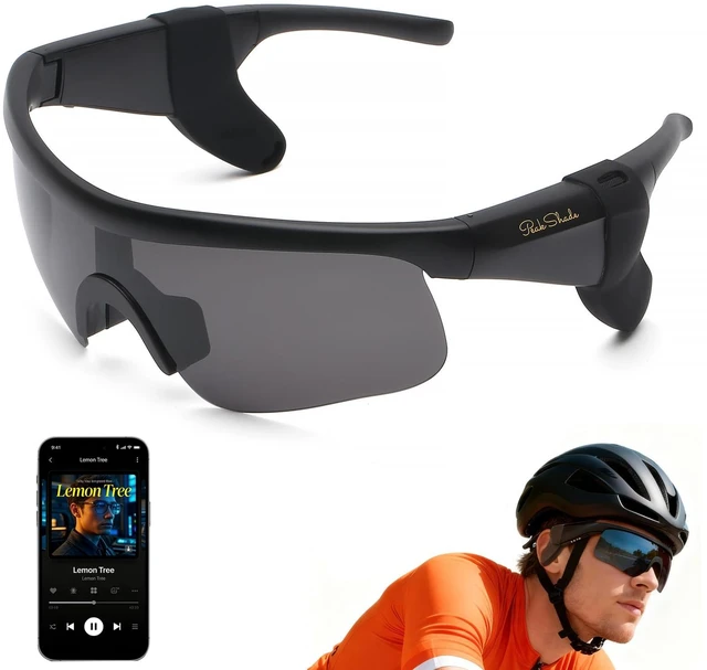 Main image of Bluetooth Sunglasses, Polarized UV400 Open-Ear Audio Glasses Smart Glasses, 8H Playtime, Hands-Free Calls, Music & Voice Control, 52g Lightweight TR90 Frame, IPX5 Waterproof Sport Fit