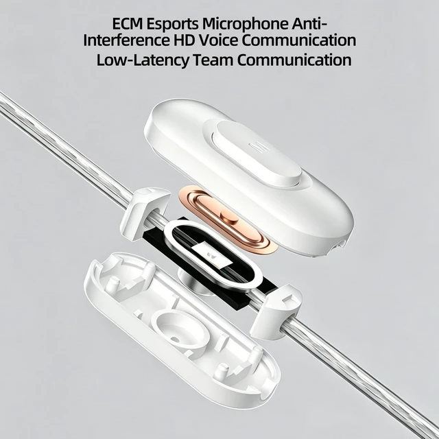 Alt view image 7 of 7 - Starbit IEM for FPS Gaming Earbuds with Mic, 1DD+1BA in-Ear Monitor 360 Spatial Sound, Comfortable In-Ear Fit, Low Profile Design, Sound Isolation, Portable USB-C to 3.5 Gaming DAC