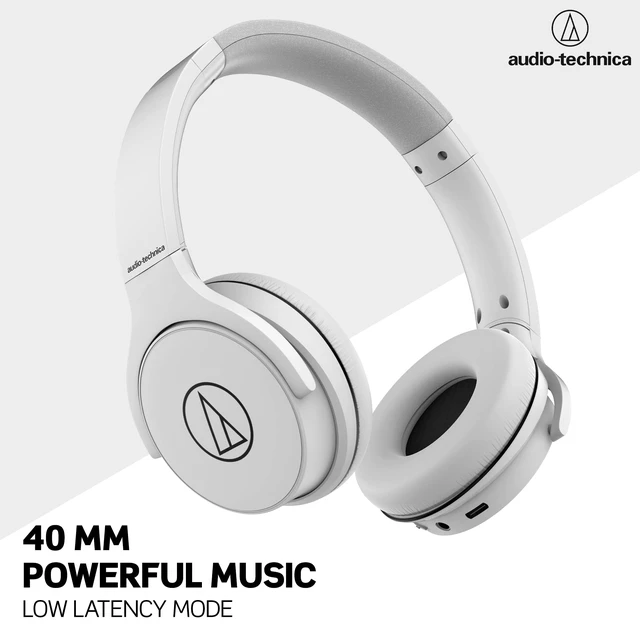 Alt view image 2 of 7 - ATH-S220BTWH Wireless On Ear Headphones, White