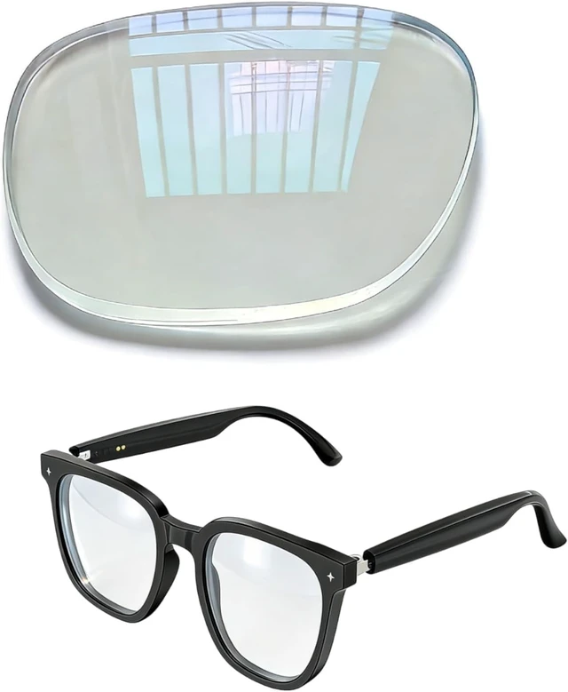Alt view image 3 of 7 - Ai Smart Glasses nearsighted or bluelight Blocking for Chat GPT Google Geminfor Men Women, Real time Chat Realtime face-to-face Translation, Hands-Free Calling Meetings Hiking (SPH: +2.5)