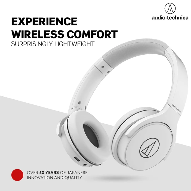 Alt view image 5 of 7 - ATH-S220BTWH Wireless On Ear Headphones, White