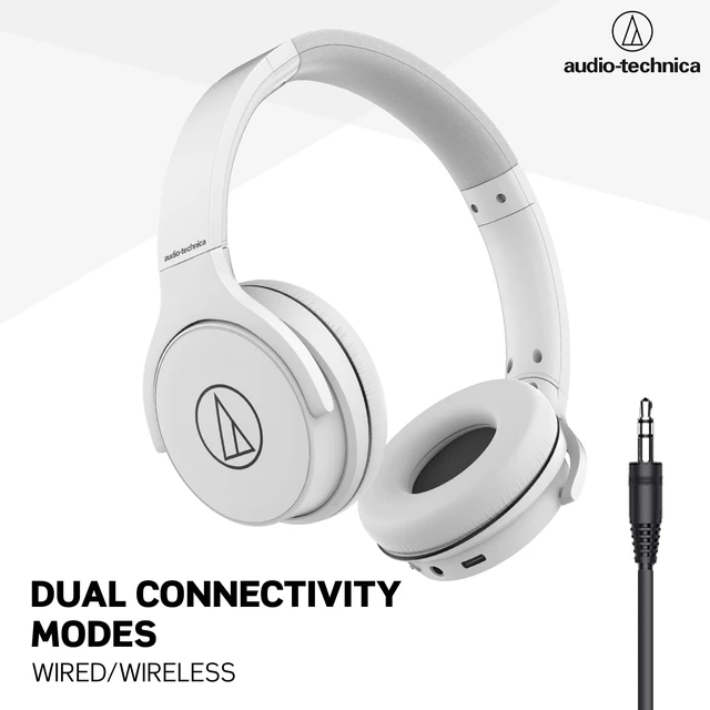 Alt view image 7 of 7 - ATH-S220BTWH Wireless On Ear Headphones, White