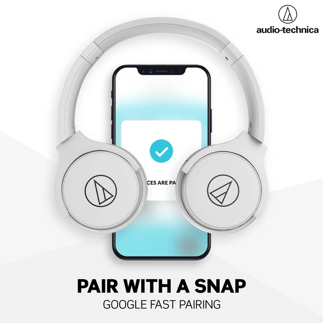 Alt view image 6 of 7 - ATH-S220BTWH Wireless On Ear Headphones, White
