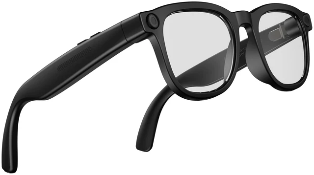 Main image of Aura Pro AI Smart Glasses with 1080p Camera, Bluetooth Audio Sunglasses, Open-Ear Speakers, AI Translation, Object Recognition, Blue Light & UV Protection, 7-Hour Battery