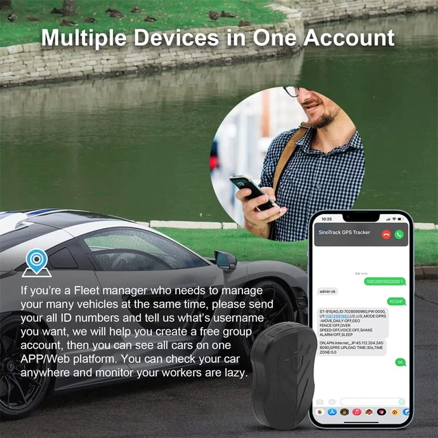 Alt view image 4 of 7 - GPS Tracker for Vehicles,4G LTE GPS Tracking Device,ST-915L Real time Strong Magnetic Tracker for Car Motorcycle Taxi Truck Bus