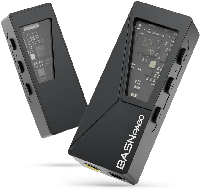 Main image of PA60 Portable USB-C Headphone Amplifier,Mini Decoder DAC Dongle,Black ESS ES9039Q2M in Ear Monitor AMP, Support PCM32bit/768kHz DSD512 with 3.5mm and 4.4mm Balanced Output for Phone/Music Player