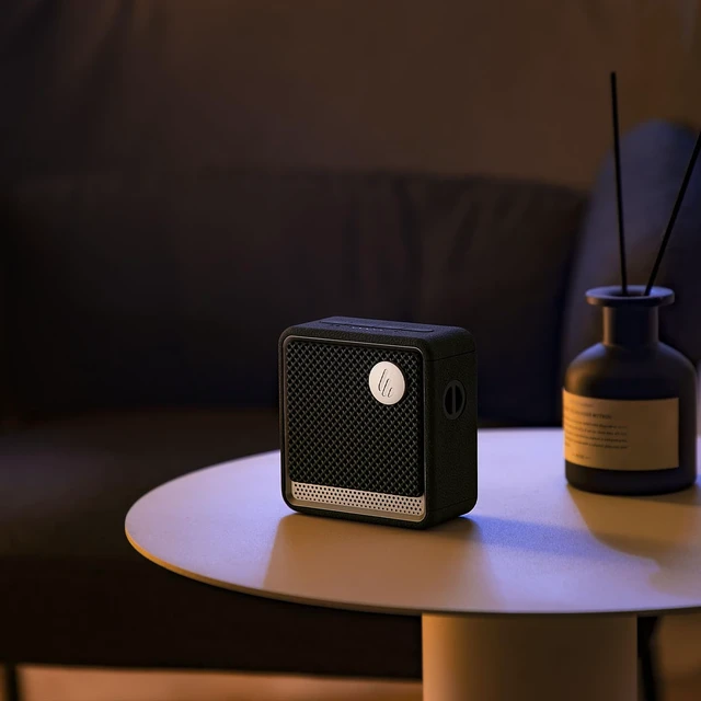 Alt view image 2 of 7 - ES20 Portable Bluetooth Speaker, IP67, Ambient Light, Black 15 Hours Playtime, Wireless Connectivity for Home Office Outdoor, Stereo pairing