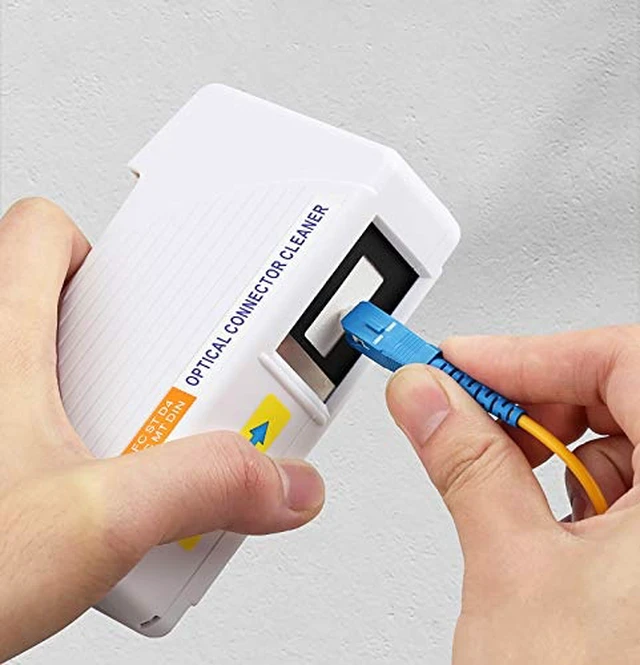 Alt view image 3 of 7 - Fiber Optic Connector Cleaning Kit with 1.25mm / 2.5mm Cleaner Pens & Cassette and Replacement Tapes for FC SC ST LC MU Connectors