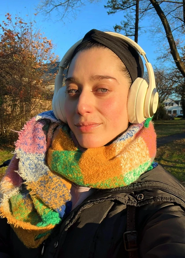 Alt view image 4 of 6 - Bluetooth Headphones, TWS Deep Bass Wireless Over-Ear Headset 5.3 with Built-in Mic LED Lights, Noise Cancelling Audio Earphones (Beige)