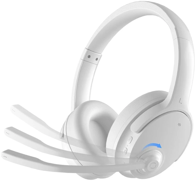Main image of Bluetooth Wireless Headphones with AI Translation Real Time, Meeting Recording 144 Languages Learning, Bluetooth 5.3 for Remote Meetings, Online Courses White