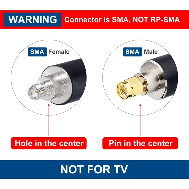 Alt view image 2 of 5 - SMA Cable, SMA Extension Cable SMA Male to SMA Female Low Loss KMR400 SMA Coax Cable for 3G 4G LTE, 5G Modems/Routers, Ham, ADS-B, SDR Equipment35FT