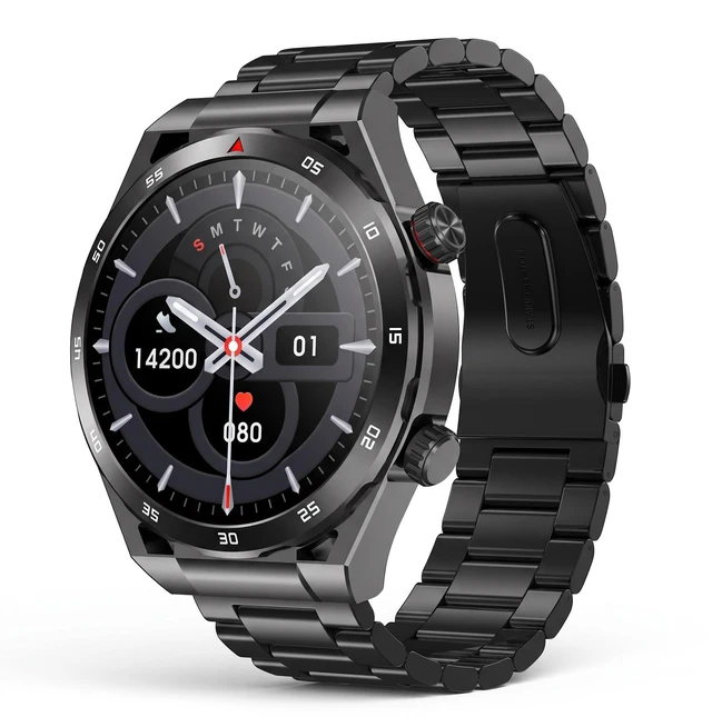 Main image of Smart Watch for Men Bluetooth Call, 1.39" HD Touch, Heavy Duty iOS/Android Men's Smartwatch Heart Rate Blood Oxygen Blood Pressure Sleep Monitor Pedometer Tech Gift 2 Straps Fitness Activity Tracker