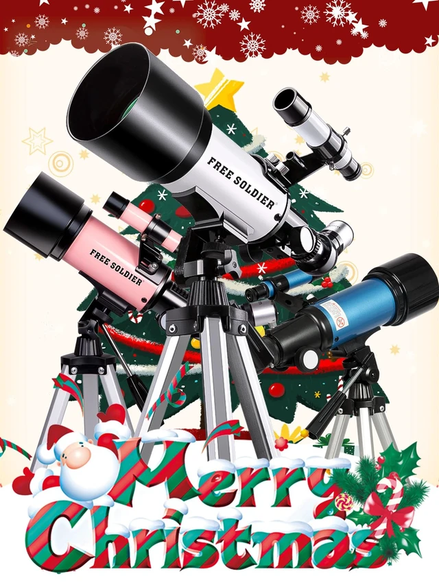 Alt view image 2 of 7 - Telescope for Adults Astronomy Beginners - 70mm Aperture and 400mm Focal Length Astronomical Refractor Telescope Great Astronomy for Christmas with Package, White