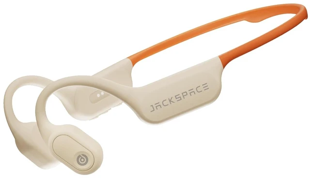 Main image of Diving & Swimming Bone Conduction Headphones IP68 Waterproof, Open-Ear, Built-in MP3 & Bluetooth 6.0, Magnetic Charging, TUV Certified 10m Diving, 15H Playback Orange