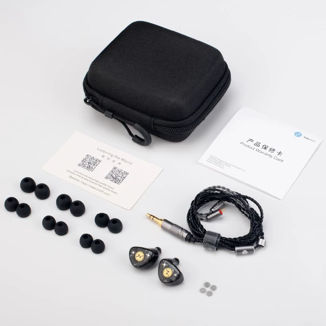 Alt view image 7 of 7 - C3 MKII HiFi in-Ear Monitors with LCP Dynamic Driver, Detachable 2-Pin Cable, Resin Shell, Ergonomic Fit IEM Earphones for Everyday Listening