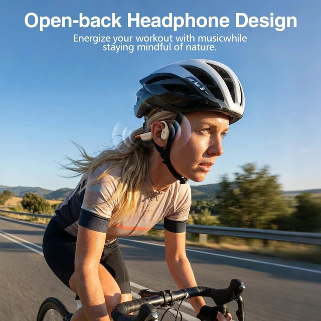 Alt view image 7 of 7 - Diving & Swimming Bone Conduction Headphones IP68 Waterproof, Open-Ear, Built-in MP3 & Bluetooth 6.0, Magnetic Charging, TUV Certified 10m Diving, 15H Playback Orange