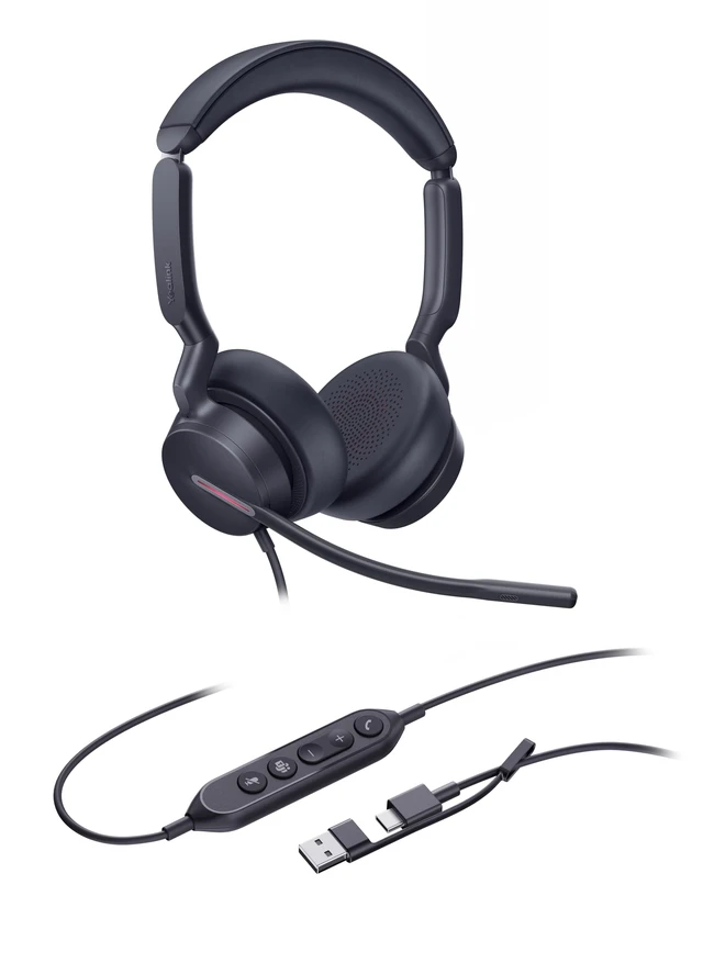 Alt view image 2 of 5 - UH46 Dual Teams USB-C/A Headset