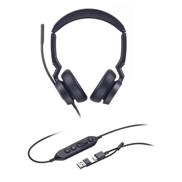 Alt view image 4 of 5 - UH46 Dual Teams USB-C/A Headset
