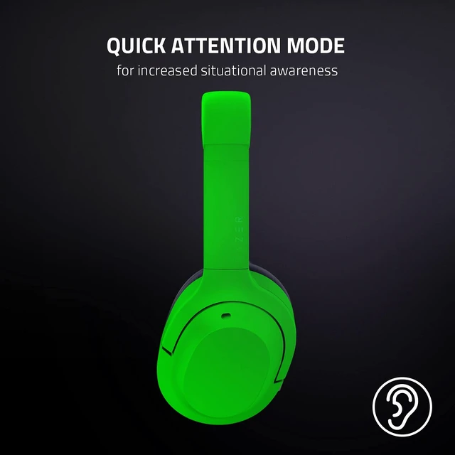 Alt view image 7 of 7 - Opus X Wireless Low Latency Headset: Active Noise Cancellation (ANC) - Bluetooth 5.0-60ms Low Latency - Customed-Tuned 40mm Drivers - Built-in Microphones - Quartz