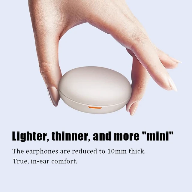 Alt view image 4 of 6 - Double Noise Cancelling Sleep Headphones, Bluetooth 5.3 Wireless Earbuds for Side Sleepers, 25H Playtime, 5H Single Charge, Comfortable Skin-Friendly Silicone, Invisible for Sleeping