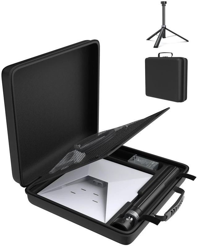 Main image of Starlink Mini Tripod with Carry Case, for All Starlink Mini Models Portable Starlink Mini Tripod Stand Mount with Aluminum Tripod Adapter for Outdoor, Camping and Hiking