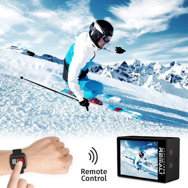 Alt view image 6 of 7 - CaptureCam 4K60FPS Waterproof Action Camera 21-Piece Complete Kit and 3 Batteries Amazing Family Sports Camera that Captures Best Moments Great for Baseball, Fishing & Travel Adventures