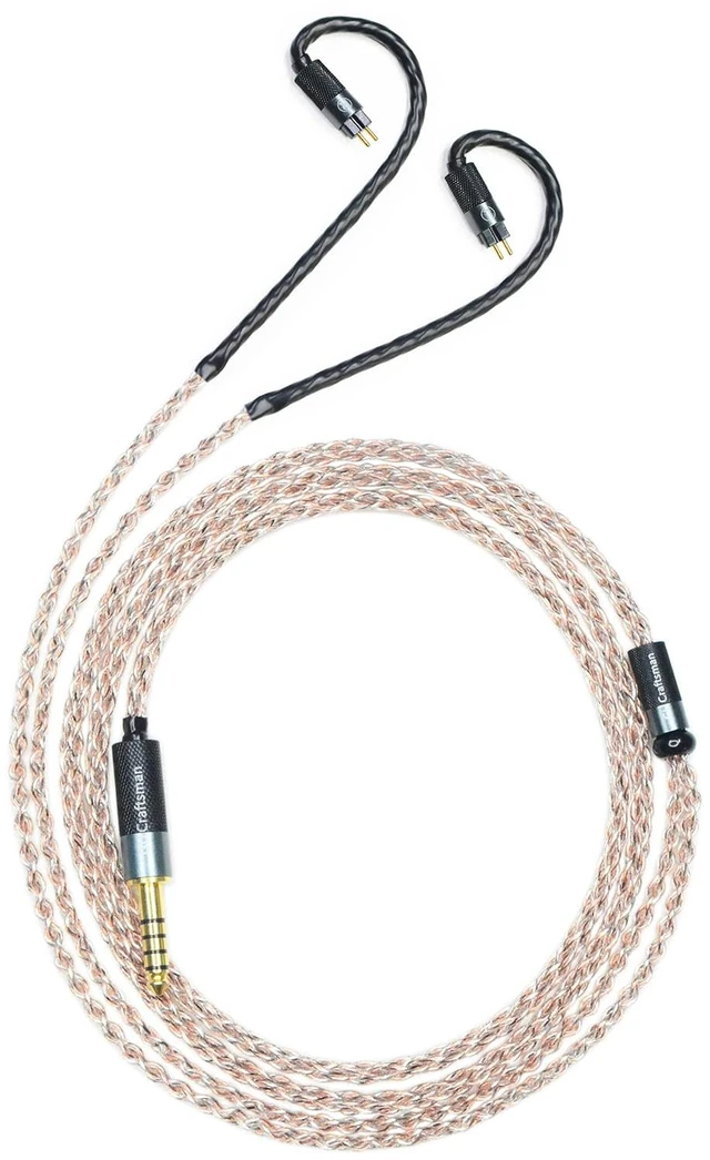 Main image of 0.78mm 2Pin 5N OFC Copper+Graphene Earphone Replacement Cables for Audeze iSINE20 LCDi3 LCDi4 64audio A12t U12t DUNU SA6 SA3 DM480 UM 3DT MEXT 2HT Oriolus Blessing2 KXXS (3.5mm Plug, 0.78mm 2Pin)