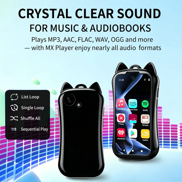 Alt view image 4 of 7 - Kids MP3 Player with Spotify, Bluetooth, WiFi and Parental Controls