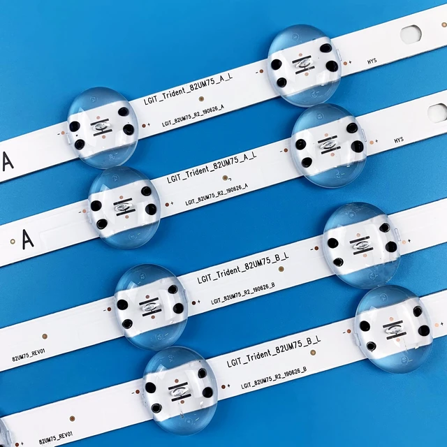 Alt view image 3 of 6 - 12 Pieces LED Backlight Strips for LG 82'' TV 82UM8070PUA 82UN8570PUC 82UM7570PSB 82UM7600 LGIT_Trident_82UM75_A_L