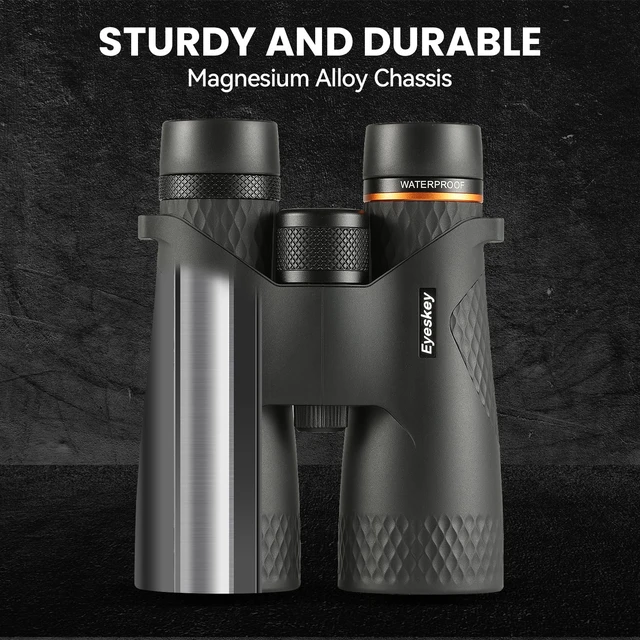 Alt view image 5 of 7 - Whisper 12x50 Binoculars for Adults - High Power Bird Watching Binoculars with Smartphone Adapter, ED Optics & Fog-Proof for Long-Range Birding