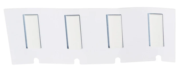Alt view image 2 of 2 - Authentic (M4-125-075-342) PermaSleeve® Heat-Shrink Labels Polyolefin 0.235"H x 0.75"W Black on White 0.125"Dia, Cartridge of 80 Labels. For use with the BMP41, BMP51, and M511 label printers
