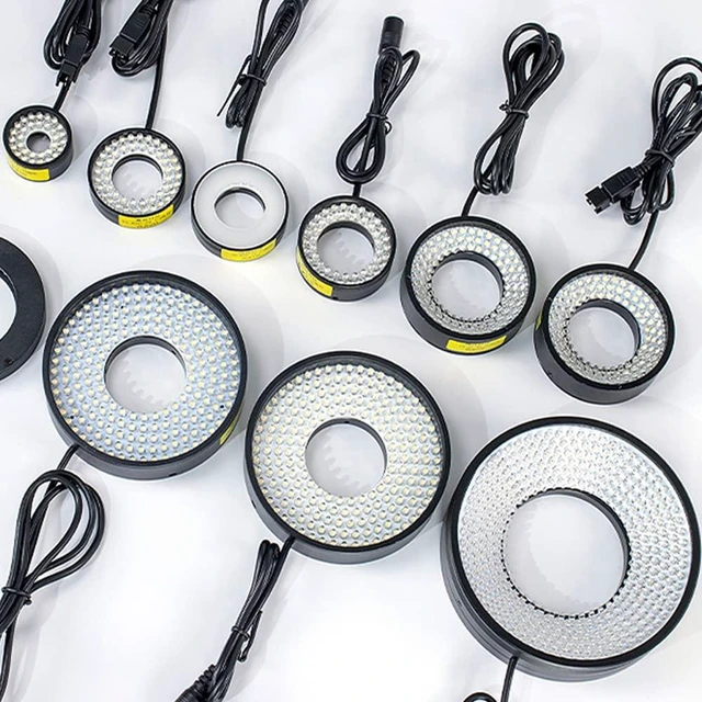 Alt view image 6 of 6 - 74mm White Ring Light Machine Vision LED 24V Detection and Recognition Lamp Industrial Camera