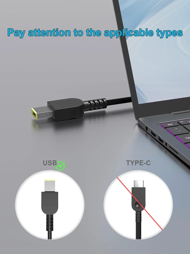 Alt view image 2 of 7 - 330W Charger Compatible with Lenovo Legion Pro 7 9 9i 7i 5i 16IRX8H 16IRX9H RTX 4070 4080 4090, 20V 16.5A Slim Tip AC Gaming Laptop Power Adapter ADL330SDC3A GX21K06346
