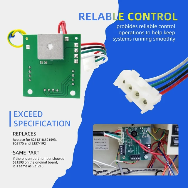 Alt view image 3 of 6 - 2026 New Upgraded 521218 Load Center Surge Board Compatible with The Pentair 521593/521218, Perfect Replacement Parts