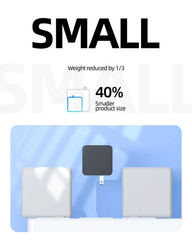 Alt view image 4 of 7 - 65W GaN PD USB-C Foldable Mini Charger Fit for LG Gram 17Z90TL 17Z90TP 17Z90T 16Z90TL 16Z90TP 16Z90T 16Z90TS 16T90TP 15U50T 15Z80T 15Z90T 14Z90T Laptop Adapter Power Cord