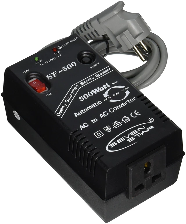 Main image of SF500 500W 110v/220v 220v/110v Step Up/Down Automatic Transformer Adapter