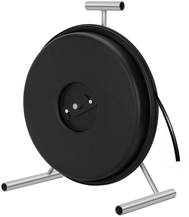 Main image of Upgraded 620S Wire Dispenser Wheel,Stainless Steel Stand for 250ft Cable Fits 14/2 to 10/2, Rust-Proof Heavy-Duty Handle,Tangle-Free Portable Spool Kit for Electricians & Contractors,Black