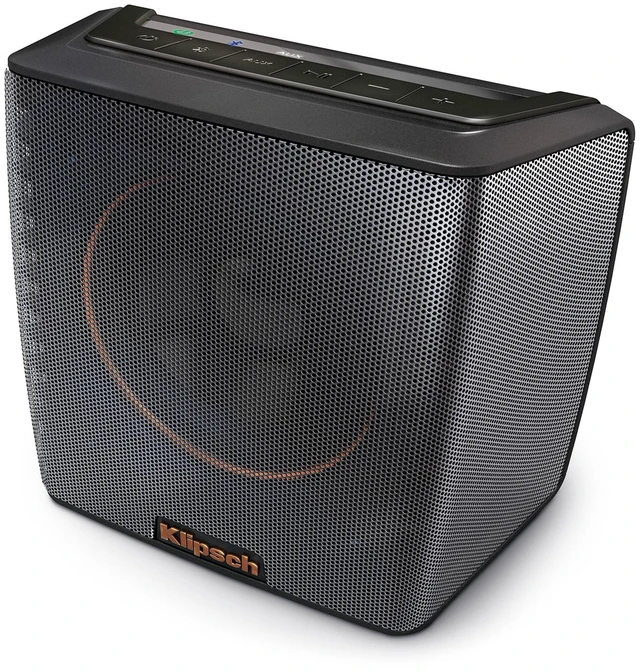 Main image of Groove Portable Wireless Bluetooth Speaker with Long-Lasting Battery Life and Highly-Rated Bluetooth Connection (Black)