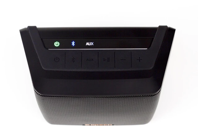Alt view image 4 of 6 - Groove Portable Wireless Bluetooth Speaker with Long-Lasting Battery Life and Highly-Rated Bluetooth Connection (Black)