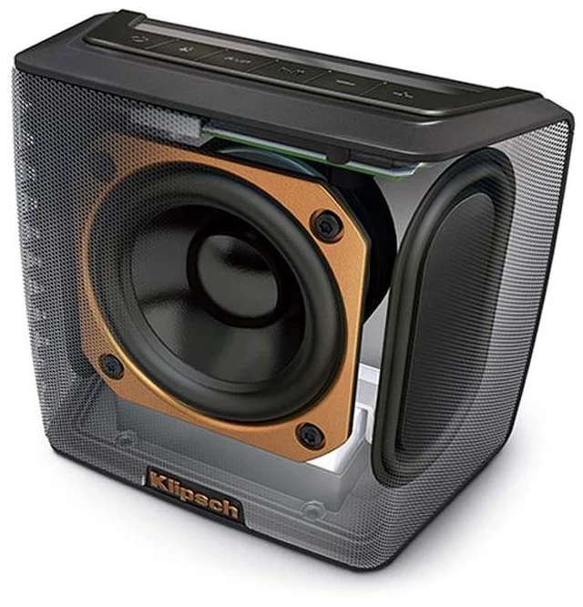 Alt view image 5 of 6 - Groove Portable Wireless Bluetooth Speaker with Long-Lasting Battery Life and Highly-Rated Bluetooth Connection (Black)
