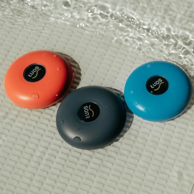 Alt view image 7 of 7 - Music Open-Ear Underwater Music Player for Swimmers Bundle with Storage Case (Graphite)