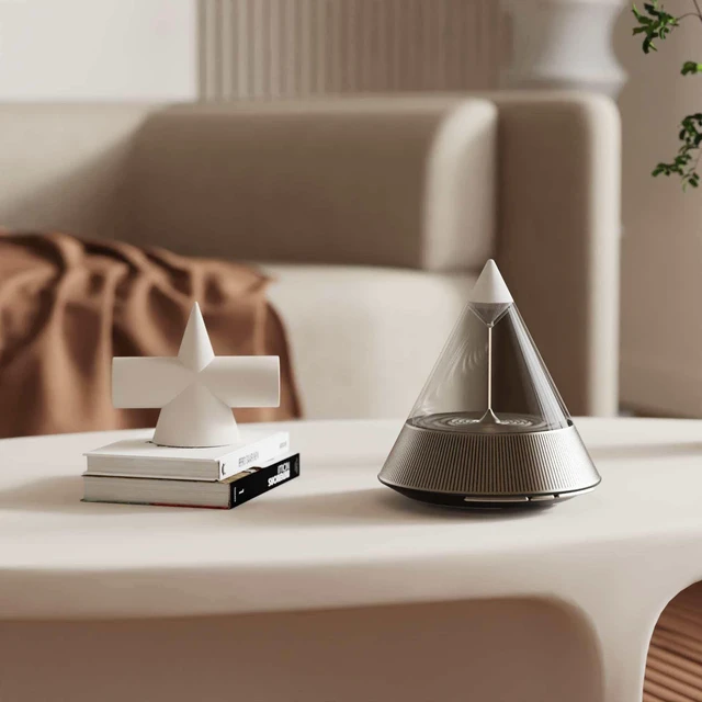 Alt view image 7 of 7 - 3-in-1 Wireless Speaker with Night Light and Diffuser Audio Equipment, 45W 360° Surround Sound, 4000mAh Rechargeable