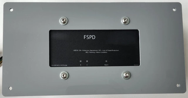 Main image of Flush Mount Plate for Boltshield Whole House Surge Protection Device, for mounting Surge Protector, Acrylic (Gray)