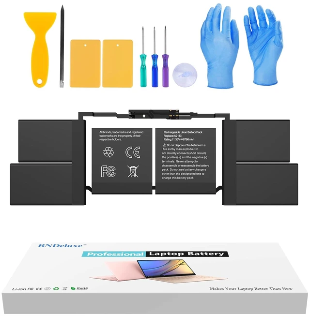 Main image of A2141 A2113 Laptop Battery Replacement for MacBook Pro 16 Inch A2141 2020 2019 Year EMC 3347 fits MVVL2 MVVL2LL/A MVVM2 MVVM2LL/A MVVJ2 MVVK2 MVVK2LL/A 99.8Wh 8790mAh 11.36V