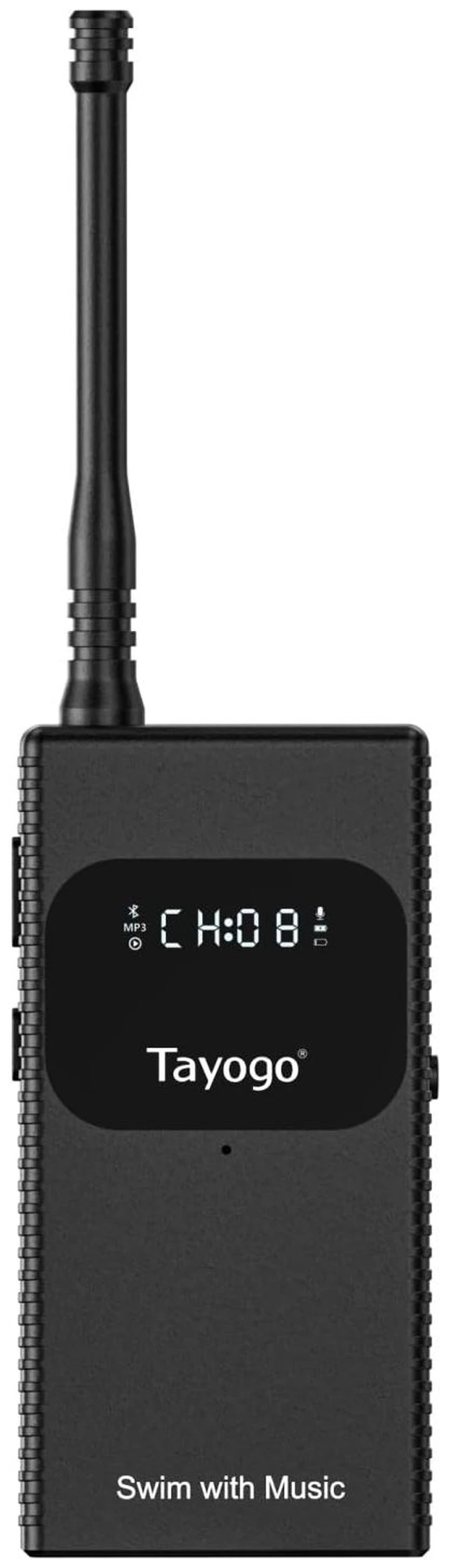 Main image of T6 Transmitter for Swimming Headphone, Underwater Music Streamer for Spotify & Audible, Bluetooth to FM Transmitter for Swim Headphones, Swim Coach Communicator, Waterproof Pool Audio System