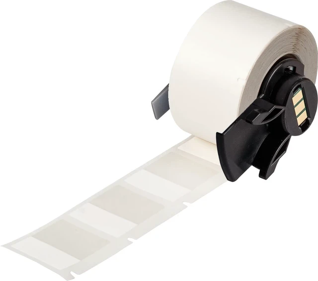 Main image of Self-Laminating Vinyl Wrap Around Wire and Cable Labels for M610, M611, M710, BMP61, and BMP71 Printers - 1.25" x 1". M6-103-427